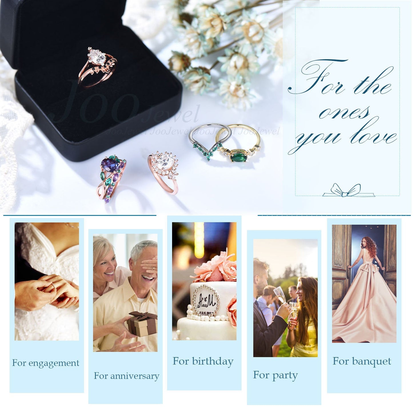 Unique 1ct Kite Bridal Set 10K Rose Gold Vintage Color-Change Alexandrite Diamond Engagement Ring Cluster Nature Leaf Wedding Ring For Women