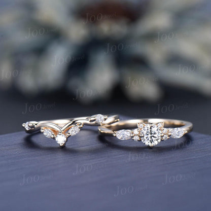 4mm Brilliant Diamond Dainty Engagement Ring 14K Gold Round Cut Lab Grown Diamond Cat Wedding Ring for Her Unique Proposal/Anniversary Rings
