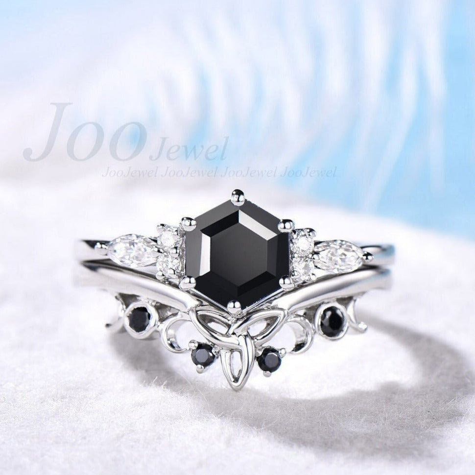 Dainty Black Onyx Gemstone Ring | Alexandra Marks Jewelry