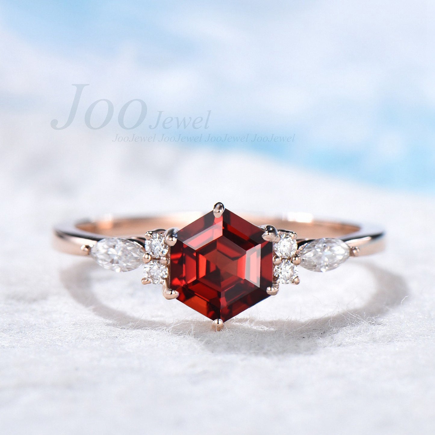 Vintage Pear Shaped Ruby Engagement Ring Sterling Silver 1.25ct Ruby Bridal Wedding ring Anniversary Gift For Her July Birthstone Jewelry