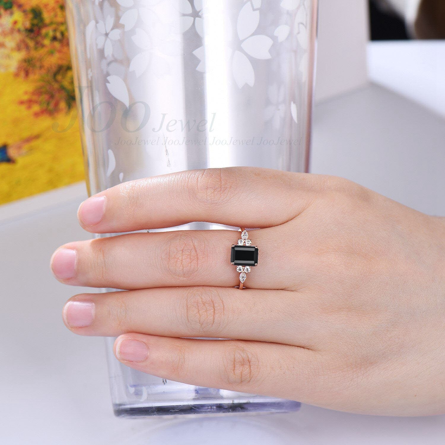 Real on sale onyx ring