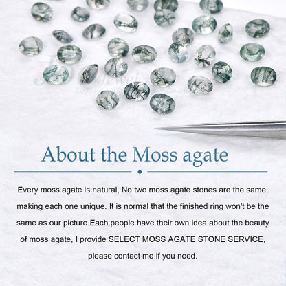 14k Rose Gold Alexandrite Moss Agate Toi Et Moi Pendant,Pear & Emerald Cut Two Stone Pendant Necklace Unique Couple/Best Friend Necklaces